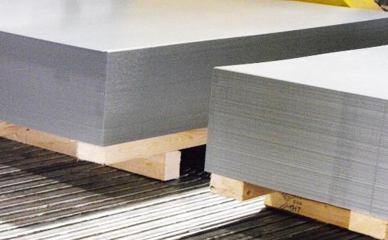 Stacks of cut-to-length steel sheets